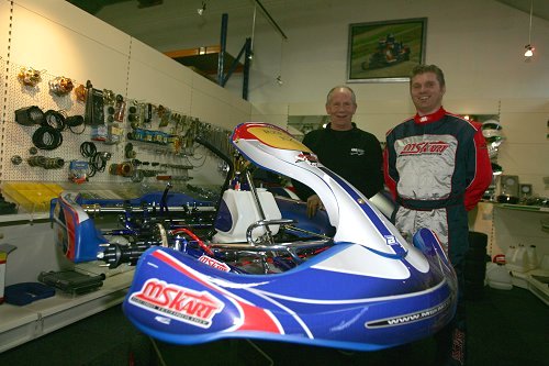 Nico Xhofleer op MS kart